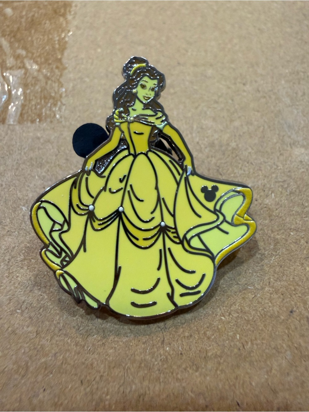 Belle Hidden Mickey Pin